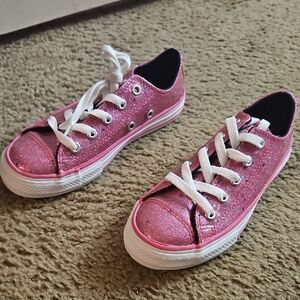 Converse Glittery Pink Kids Sneakers
